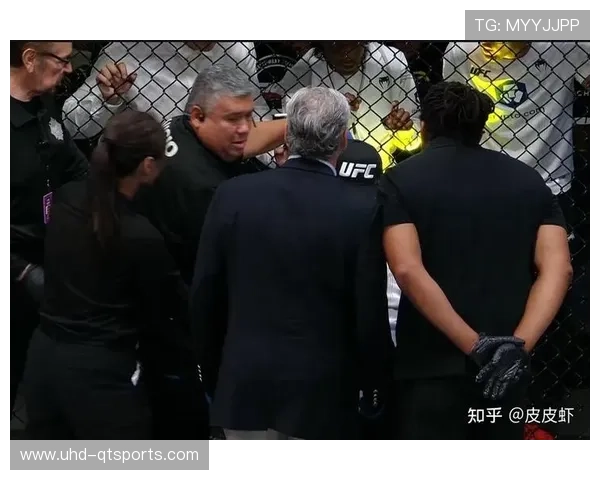 UFC常规操作：激烈对决后出于预防考量，安排选手入院检查